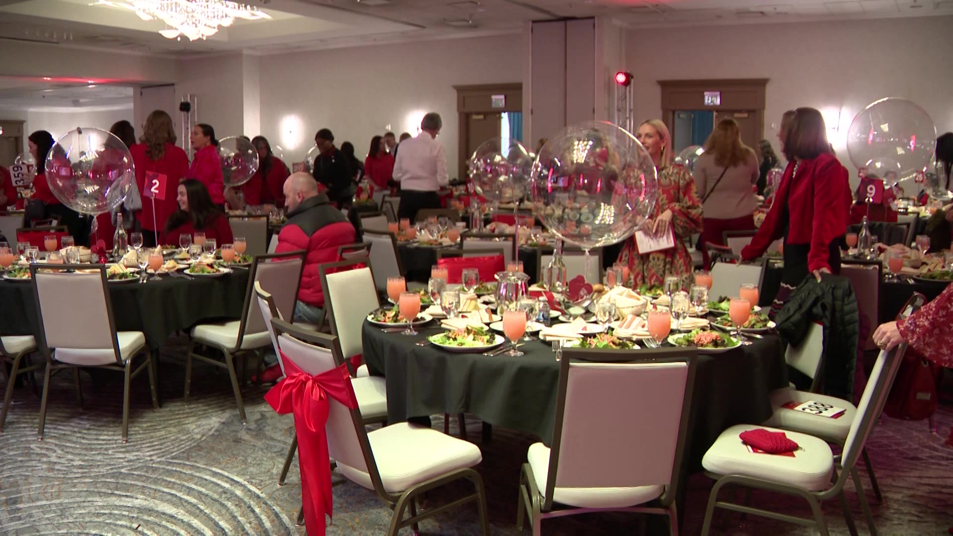 The Go Red for Women luncheon event aims to help women better understand their risk for heart disease. (Derek Peterson, KSL)