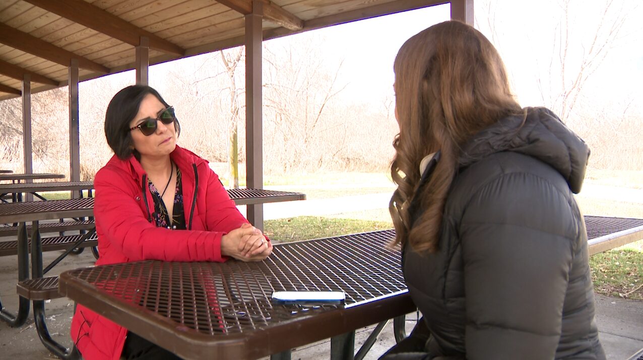 Maryam Radpour talks with KSL's Brenna Donnelly on Tuesday, March 3, 2026. (Nathaniel Riser, KSL)