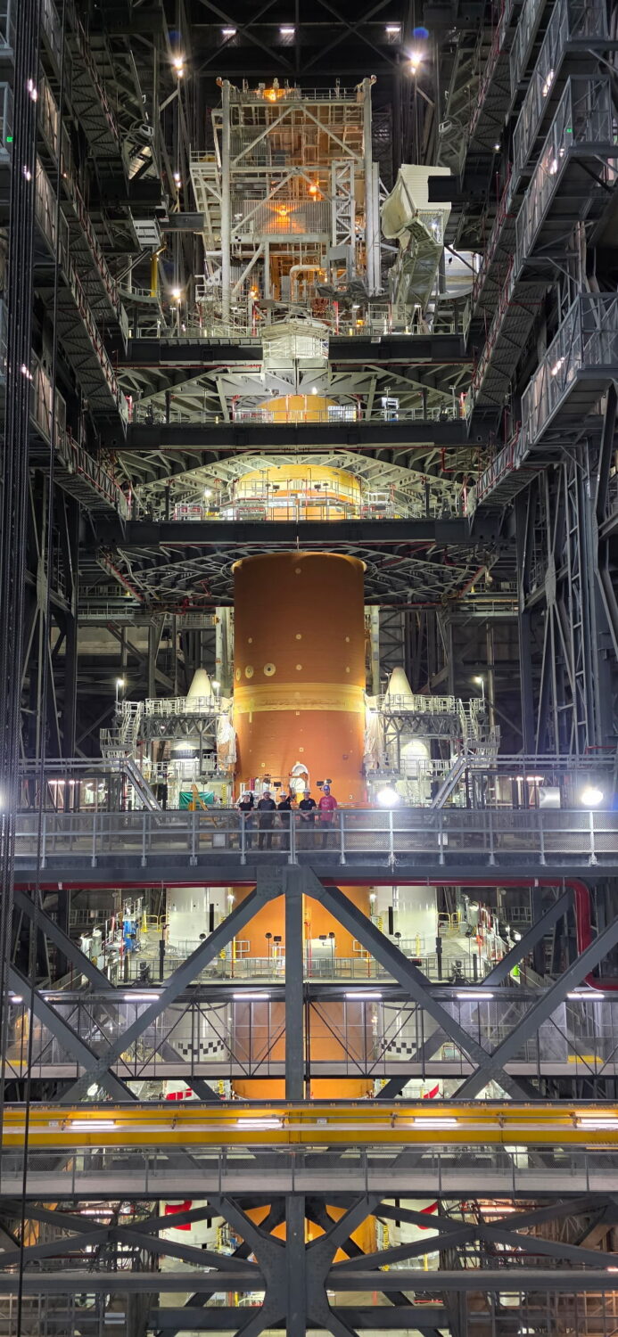 Artemis II Mission preparations, courtesy of Northrop Grumman Quality Assurance Technician (Gage Swenson)