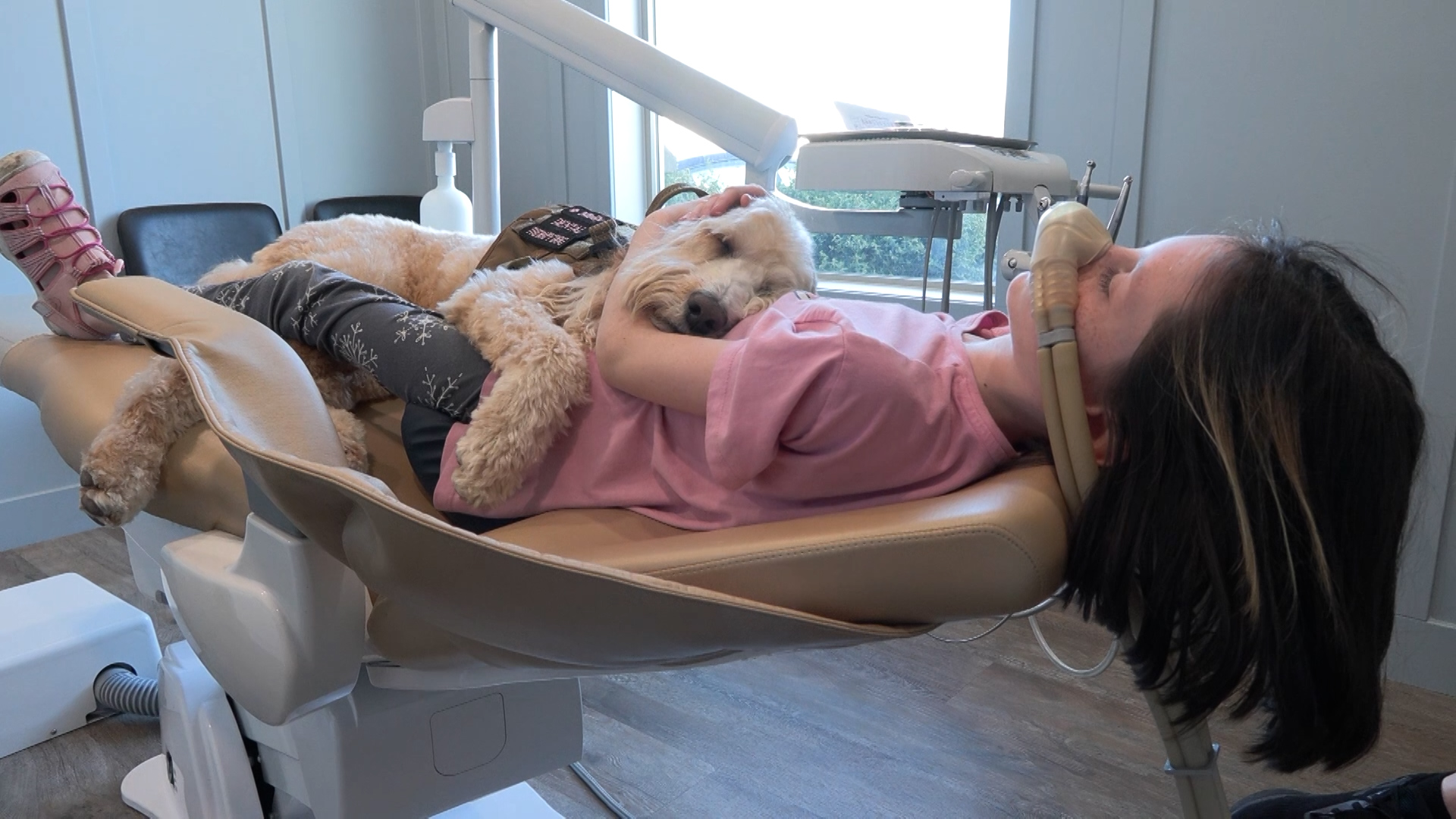 Remi with Molly. (Peter Rosen, KSL)
