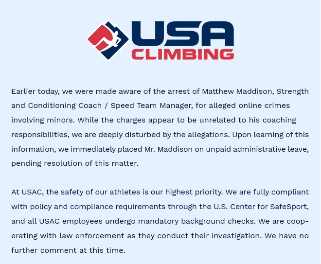 (Screenshot of the statement)