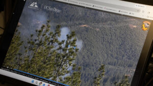 Signs of smoke from a camera on the Alert West network. (Mike Anderson, KSL)