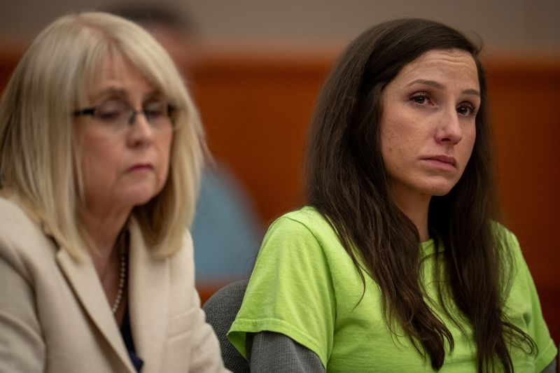 Kouri Richins listens as her attorney reads letters in her support during her sentencing in 3rd District Court in Park City on Wednesday, May 13, 2026. (Pool)