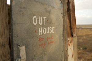 Outhouse pictured in Cisco, a ghost town in Grand County, Utah. (Diana Jones, KSL)