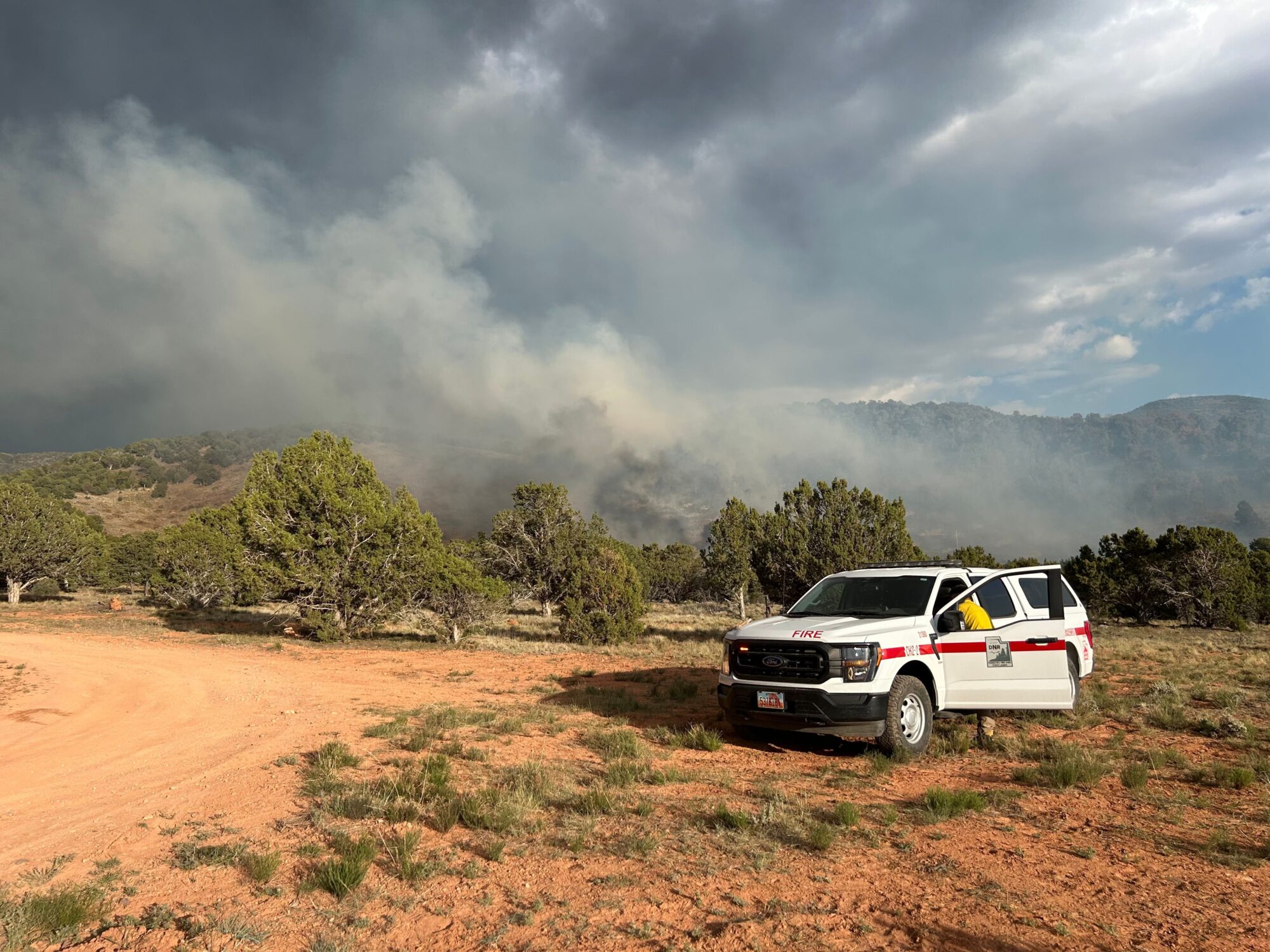 A fire happened on Sunday night in Iron County. (Utah Fire Info)