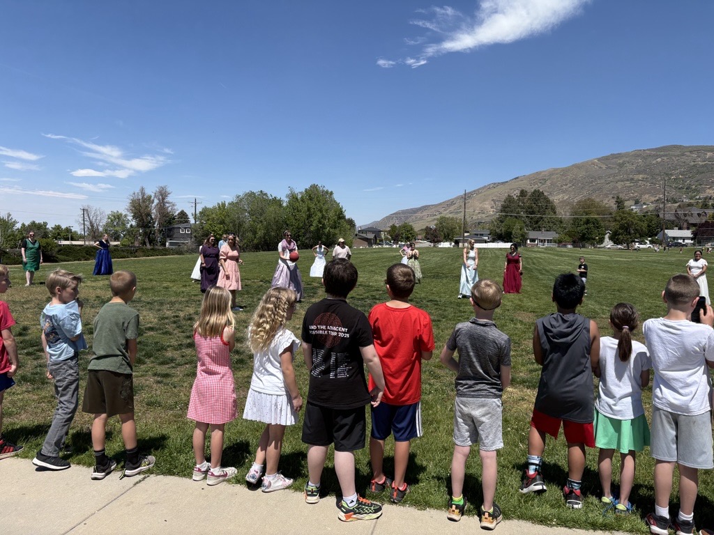 The kids line up for their turn to kick during the game. (Parly Scott, KSL)