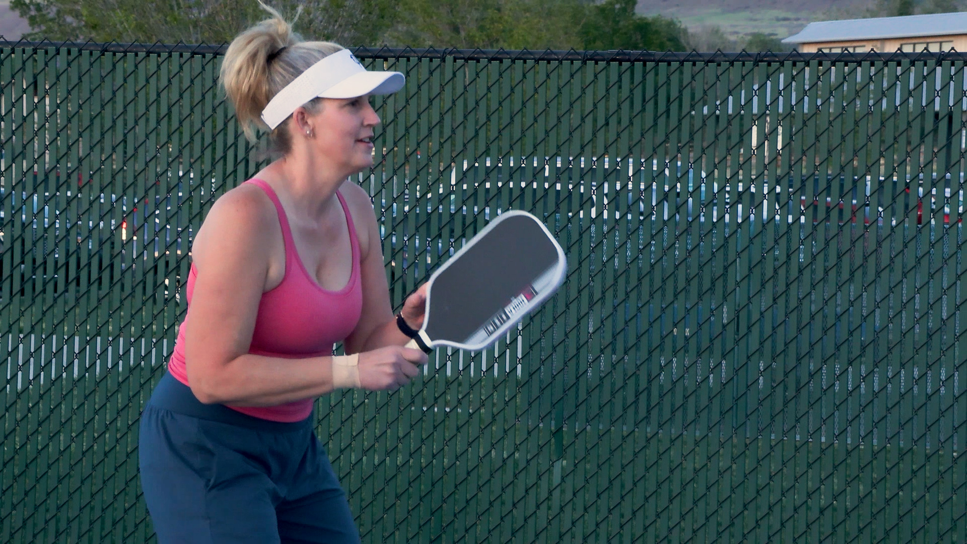 Brooke Rollins plays pickleball daily and has dealt with multiple injuries. (Emma Benson, KSL)