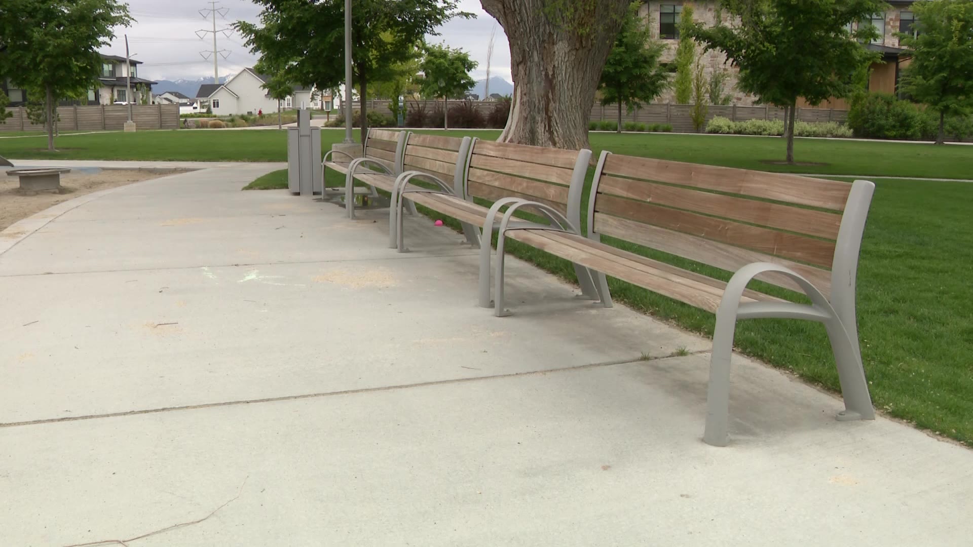 Sunset Beach Park, a three-acre public space along the shores of Utah Lake, was recently listed for auction by Utah County. (Greg Anderson, KSL)