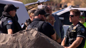 Search for a 22-year-old Michigan man at Sand Hollow Reservoir on May 28, 2026. (Marc Weaver)