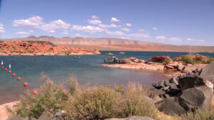 Search for a 22-year-old Michigan man at Sand Hollow Reservoir on May 28, 2026. (Marc Weaver)