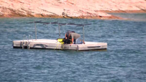 Search for a 22-year-old Michigan man at Sand Hollow Reservoir on May 28, 2026. (Marc Weaver)