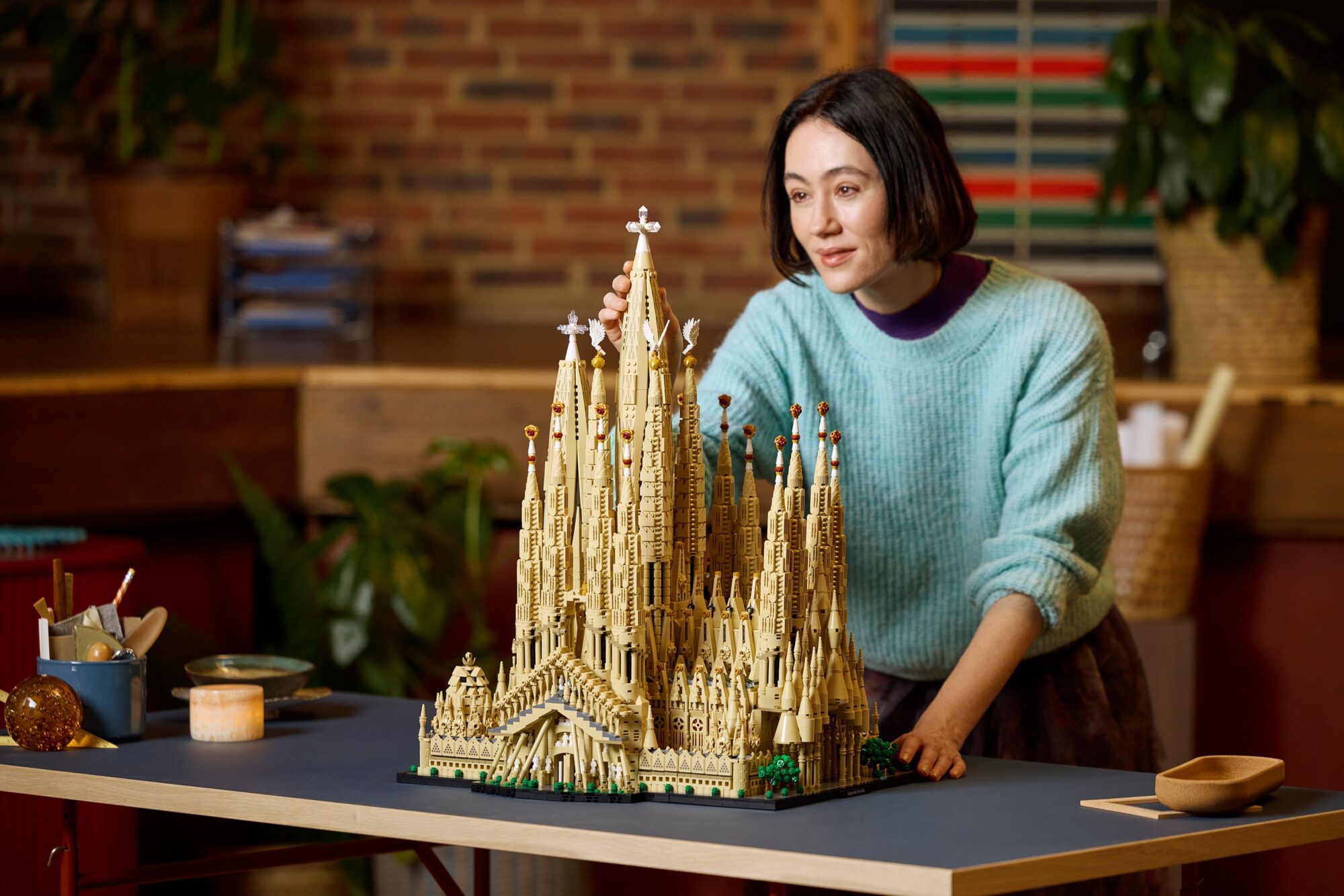 The model stands 24 inches high. (Lego via CNN Newsource)